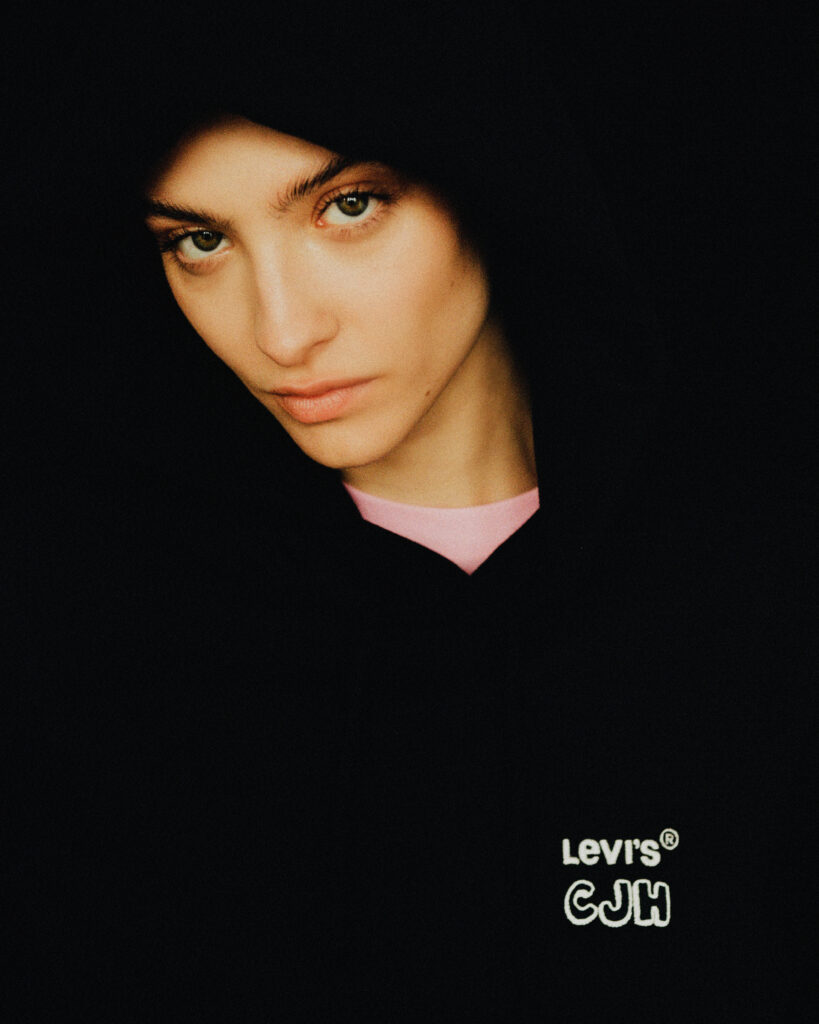 Carl Jakob Haupt Organisation x Levi’s hoodie with logo
