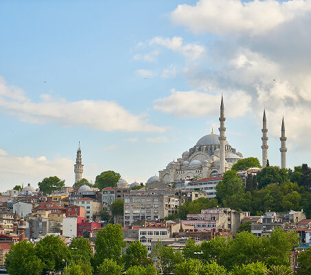 Stadtansicht in der Türkei